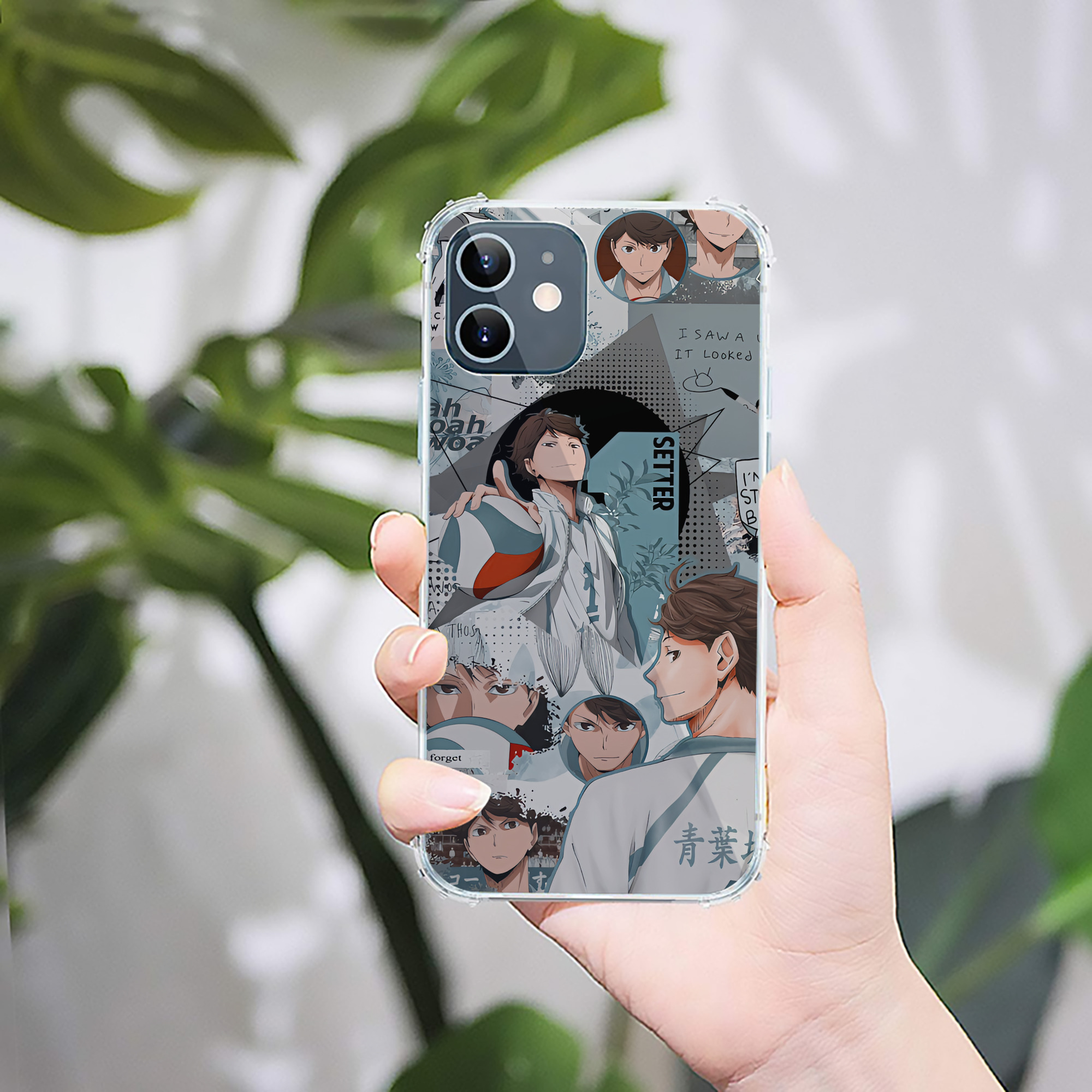 （画像用） ハイキュー!! Haikyu!! 【iPhone 12シリーズ対応】透明スマホケース（クリアソフトケース）